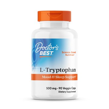 Doctor's Best L-Tryptophan 500 mg - 90 Veggie Caps