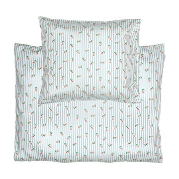 WUZ 丹麥GreenGate Lily petit white 兒童被套組100x140cm