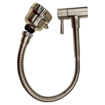 雙手萬能 萬向304不鏽鋼三段出水壁式自由栓 4分(1/2)  58 x 5.5 x 8.1cm  1個