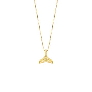 藏寶箱金飾 9999黃金純金 人魚尾巴墜子/項鍊