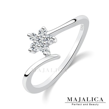 Majalica 925純銀戒指尾戒 流星 PR9033