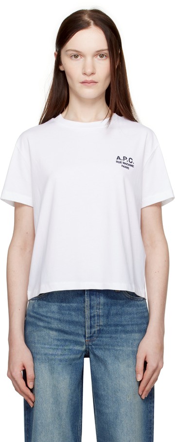 A. P.C. 白色 Boxy Rue Madame T 恤