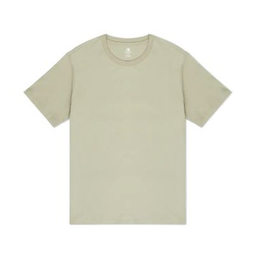 Converse Star Chev Debossed T 男款 女款 灰綠色 棉質 短袖 10027310-A04