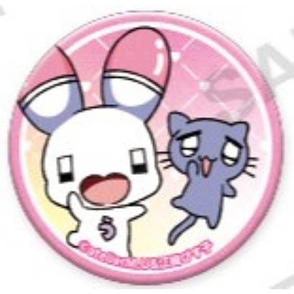 うさたん&ねこたん(缶バッジ)】メンヘラチャン きらりん缶バッジ
