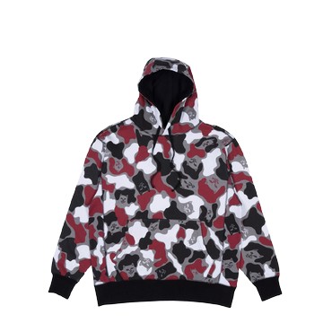 RIPNDIP NERM CAMO HOODIE RED