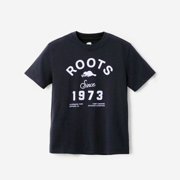 Roots 大童-NATURE 1973 短袖上衣 (軍藍色)
