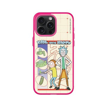iPhone 15 Pro Max Clear 粉漾桃 - 瑞克和莫蒂 Rick and Morty - 瑞克和莫蒂-最堅強的船員