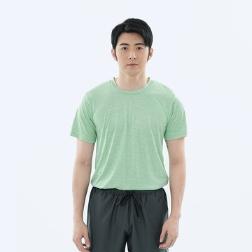 【遊遍天下】MIT男女款雲彩抗UV防曬涼感吸濕排汗速乾運動圓領短袖T恤 GS2011 綠色