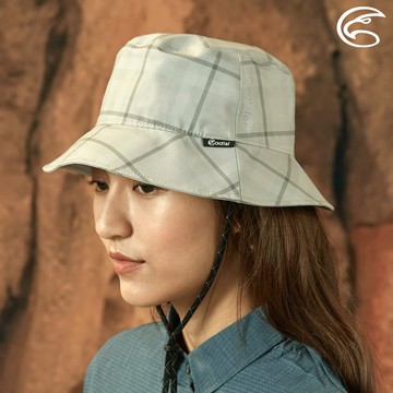 ADISI 輕量3L防水高透氣印花漁夫帽 AH21036 (S-L) / 淺卡格紋