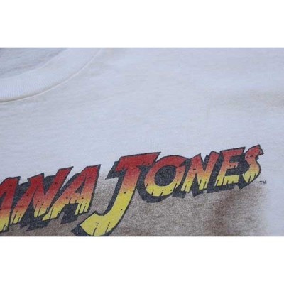 ☆90s USA製 INDIANA JONES ADVENTURE インディジョーンズ コットンT ...