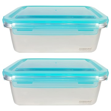 GOZENBO 御膳坊 316不銹鋼抗菌保鮮盒 2800ml 3個  容器 + 蓋子  2組