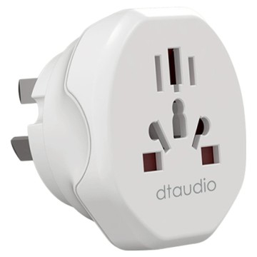 DTAudio 多國轉換插頭 澳規  白色  1個