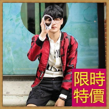 防風外套 男夾克-保暖修身休閒短版男外套59y1【獨家進口】【米蘭精品】