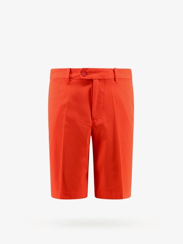 Technical fabric bermuda shorts with logo print - J.LINDEBERG - gender_Man