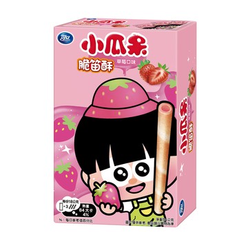 可口小瓜呆脆笛酥54g-草莓