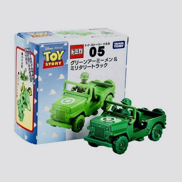 《星矢TOY'S》板橋實體店面 TOMY Disney TOY STORY 玩具總動員 TS-綠色小士兵&軍事車 05