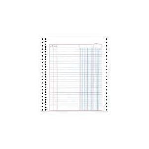 （まとめ） オービック バインダー元帳 Y10×T11 連続用紙 4024 1箱（1000枚） 〔×2セット〕