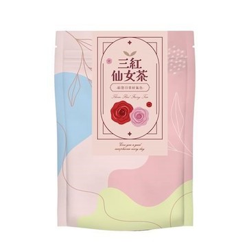 花果茶包 無咖啡因茶系列-三紅仙女茶(10入/袋)x2袋