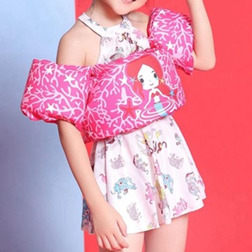 Vanibaby - 浮力衣 手臂浮力圈-粉色美人魚