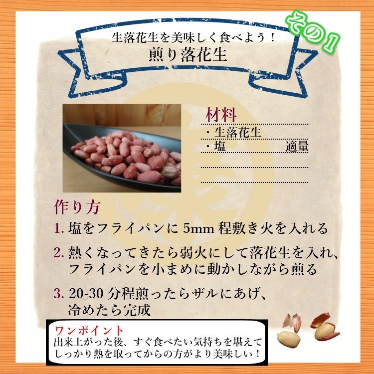 令和5年産 送料無料 生落花生 むき実 260g 最高級品種 千葉半立のみ使用  千葉県産