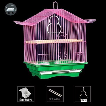 臺灣公司 免運 鳥籠 寵物籠 鸚鵡籠 籠子 鳥籠鸚鵡鳥籠虎皮牡丹鸚鵡玉鳥文鳥珍珠鳥養殖鳥籠小別墅家用鳥籠工廠現貨直銷 全館九折 售後保障 店長新品推薦 5m107