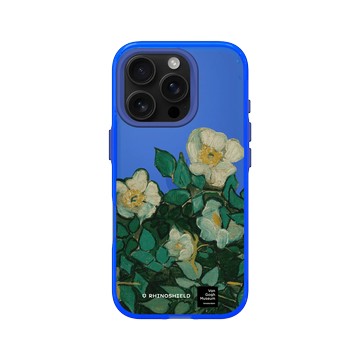 iPhone 16 Pro Clear 激光藍 - Van Gogh Museum - 野玫瑰