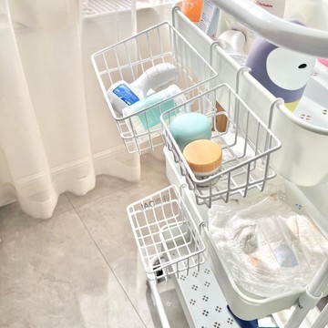 ⚡低價促銷⚡網格架掛籃鐵絲網格置物架收納籃網片掛籃超市商店貨架托盤置物籃【0526】