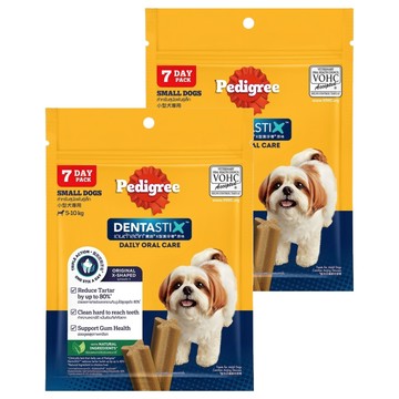 Pedigree 寶路 X型潔牙骨 小型犬專用  105g  2個  原味