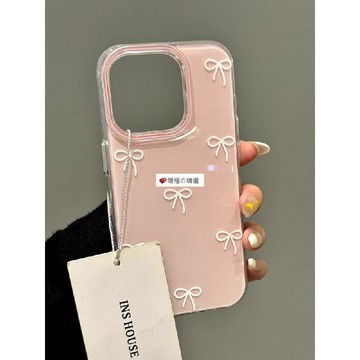 可開發票☆【臺灣精品】💕韓風ins簡約蝴蝶結新款14 13 12 11適用蘋果16手機殼iPhone15軟殼