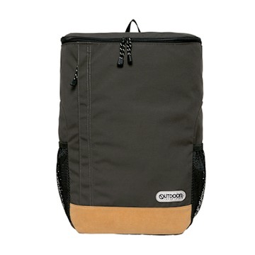 【OUTDOOR】率真年代15.6吋電腦經典方型後背包-灰色 OD153331GY