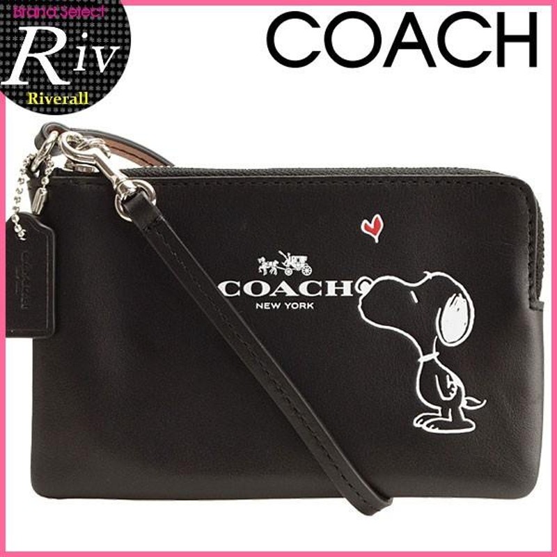 コーチ COACH ポーチ 小物入れ スヌーピー SNOOPY PEANUTS 新作 F65193