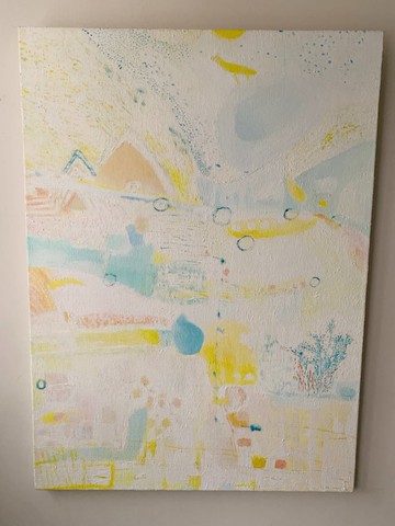 油畫作品--a whisper of hope