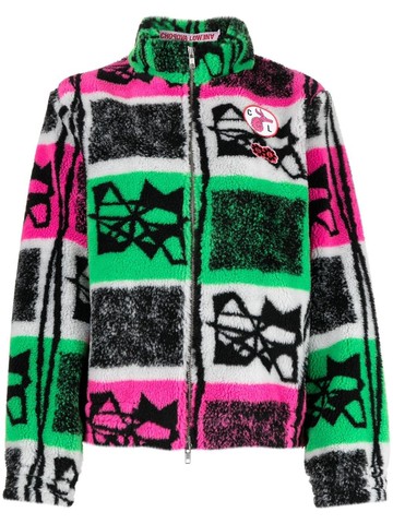 Chopova Lowena - colour-block zipped jacket - women - Recycled Polyester - XS - Multicolour