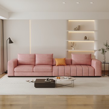 【obis】鋼琴沙發(五人座)(寬320公分)/大五人粉紅色