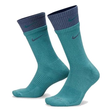 Nike Everyday Plus Cushioned Crew Socks 'Green Blue'