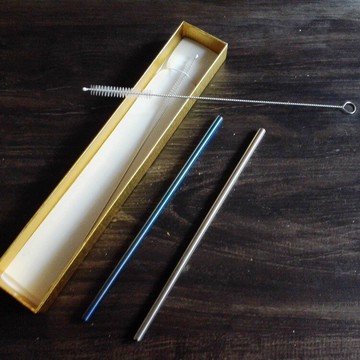 鈦合金TC4吸管帶清潔刷多功能攪拌器EDC戶外便攜鈦筷子抗菌不過敏