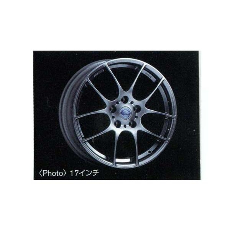リーフ BBS製ダーククロームカラーコートホイール 17×6.5J イン