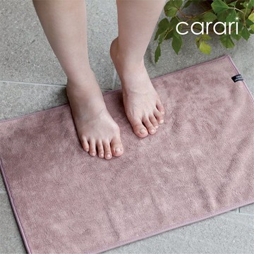 carari mio系列 超細纖維長形踏墊 40x60cm(兩色可選) 灰