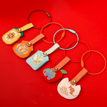 中式隨身絲繡開門見喜香囊創意中國風掛飾手機香包汽車鑰匙扣掛件
