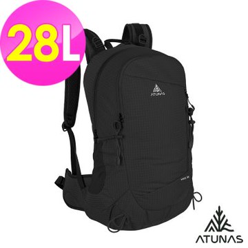 【ATUNAS 歐都納】28L HIKE網架式透氣背包A1BPGZ04黑/登山/運動/休閒旅遊包
