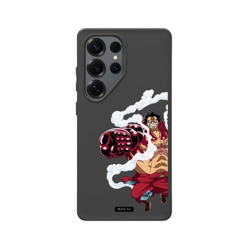 Galaxy S25 Ultra SolidSuit 黑 - 航海王 One Piece - 復刻系列-魯夫四檔彈跳人