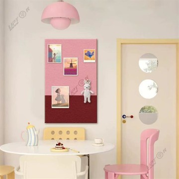 ❤【UPTON】❤毛氈牆貼，無需打孔牆面照片展示板，牆面DIY裝飾.❤