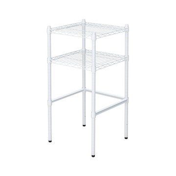 dayneeds 日需百備 輕型 兩層烤漆玄關架 鐵力士架 收納層架 展示架 層架 鐵架  45 x 45 x 120cm  白色  2層