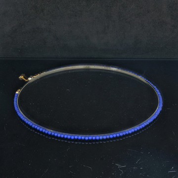 阿富汗青金石  3.3mm  14K GF 頸鍊 ( HKA7002 )