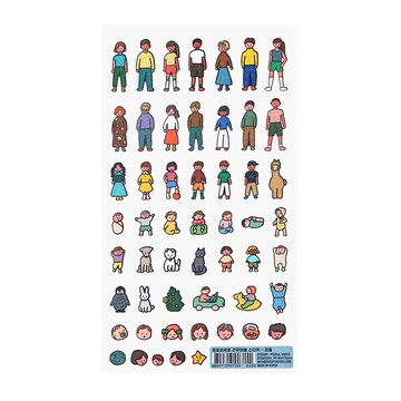Diary Sticker People 手帳裝飾貼紙 / 人們