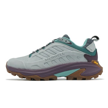 Merrell 戶外鞋 Moab Speed 2 LTR WP 女鞋 藍 紫 防潑水 黃金大底 抓地 登山鞋 ML038228
