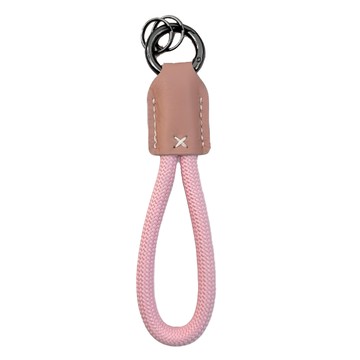 MOOTUN 沐盾 真皮手腕掛繩  灰櫻粉  1個