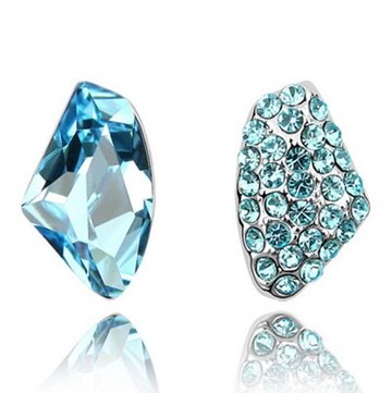 現貨+預購 水晶耳環925純銀耳飾-精美時尚生日禮物精選女飾品4色73bd22【獨家進口】【米蘭精品】