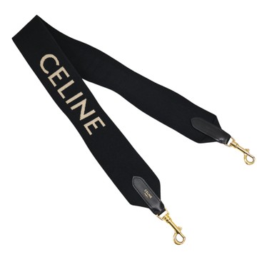 CELINE 賽琳 黑色帆布 背帶 【二手名牌BRAND OFF】