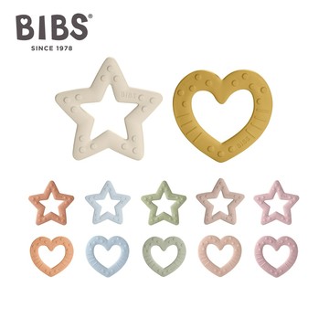 丹麥BIBS 嬰兒固齒器 多款北歐色系 安撫玩具 丹麥製【GleeKids樂寶】